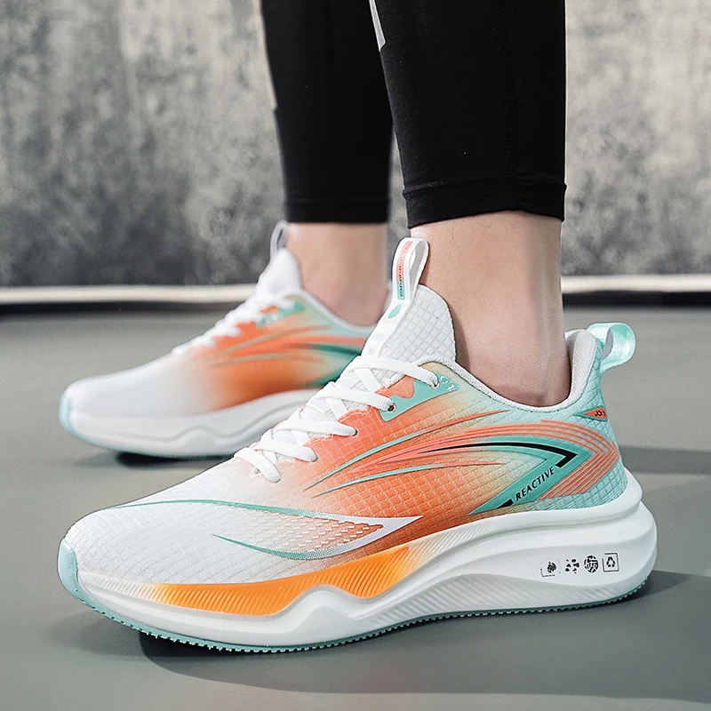 

Спортивная и повседневная обувь, мужская обувь, кроссовки для марафона с увеличенной воздушной подушкой, из тканого материала, всесезонные, резиновые, износостойкие, с защитой от...