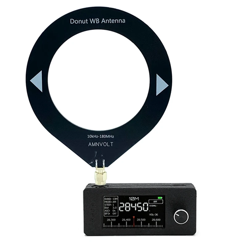 SI4732 Мини-радиоприемник 9,9 кГц-181 МГц + 2 антенны Портативный коротковолновый радиоприемник SW LW AM FM SSB Мини SI4732 Радио