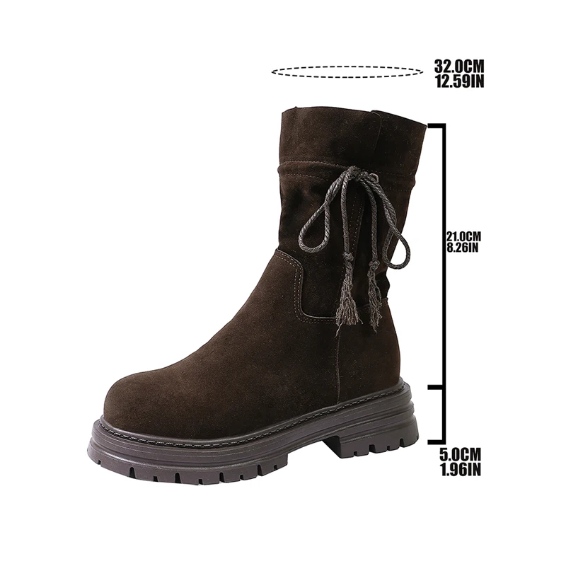 مصمم منصة الأحذية النسائية أحذية مسطحة امرأة 2025 الشتاء البريدي تشيلسي الأحذية Casaul أحذية رياضية المشي الثلوج بوتاس دي Mujer