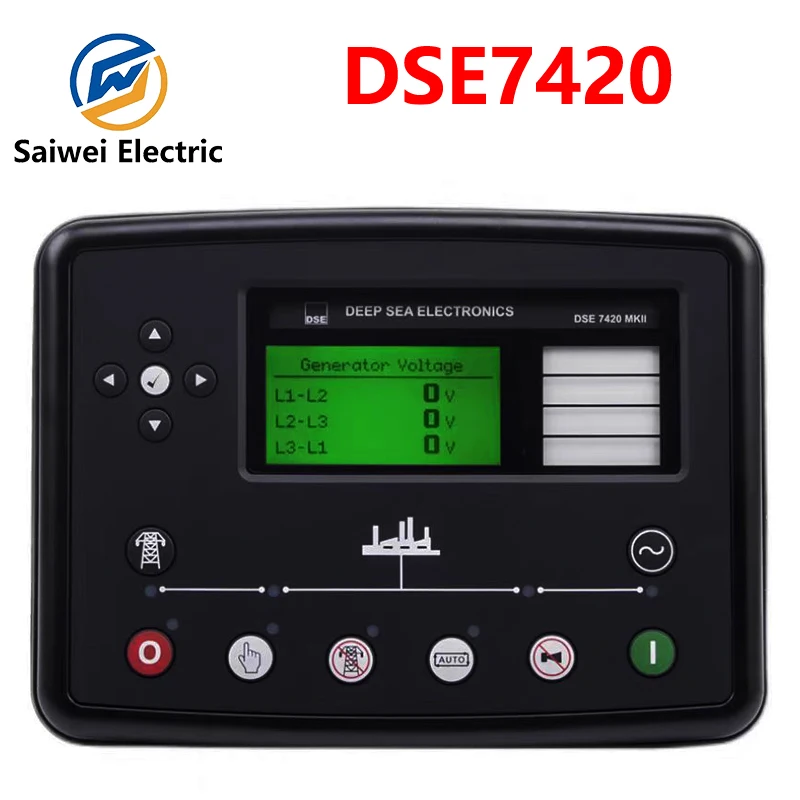 

DSE7420MKII Control Module Original DSE7420 ORIGINAL Diesel Engine Genset Control Panel Deep Sea Module Controller DSE7410