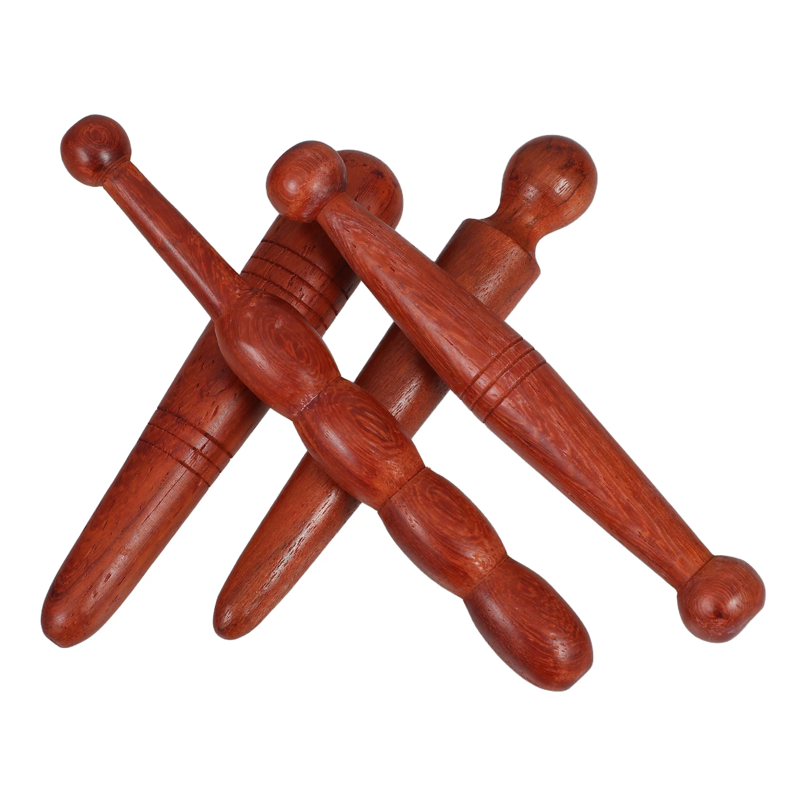 

4 шт., массажные палочки для ног, натуральное дерево, акупунктурные точки, массажеры для шеи, плеч, ног, спины, релаксационная терапия