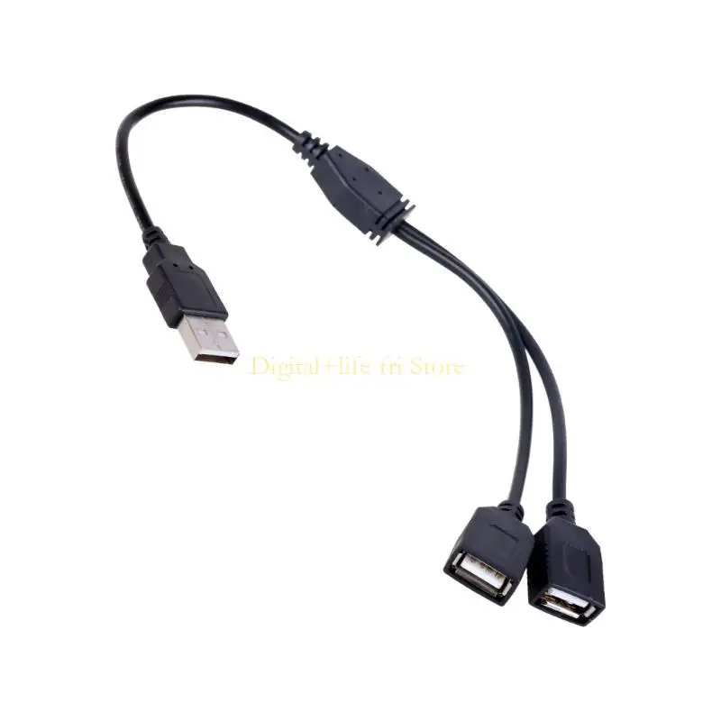 E06D USB y Splitters Cable Y Splitters Cable Cable للسيارة وأجهزة الكمبيوتر المحمولة والتلفزيون والكمبيوتر الشخصي