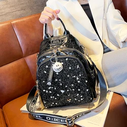 Sparkle Diamond Designer Bags for Women small shoulder bag messenger crossbody sac a main luxury bolso new backpack