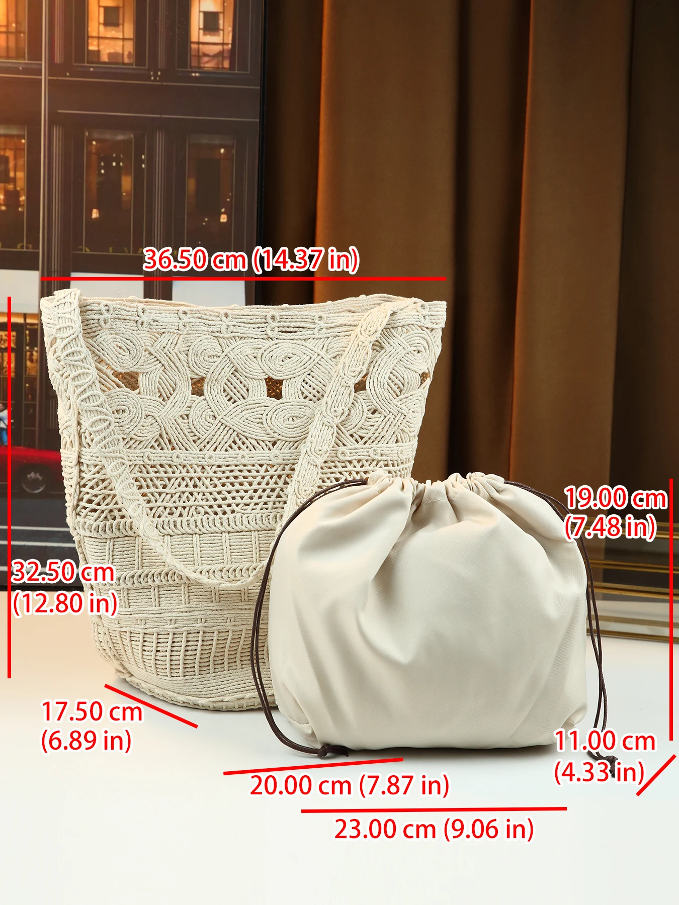 New hollow woven seaside vacation wind large capacity shoulder bag fashion leisure mother and child bag