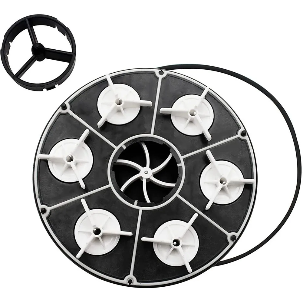 For 004302440800 6 Port Modular Water Valve Replacement With Housing O-Ring Black Plastic Pool Cleaner Parts