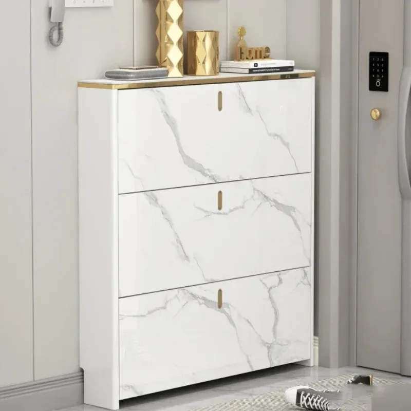 Fashion Design Shoe Rack Living Room Interior Accent Luxury Designer Shoe Cabinet Hallway Entrance Hall Zapatero Home Design