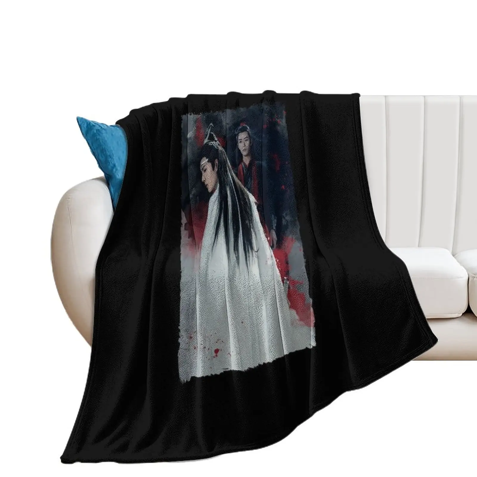 Funny Men Wangxian The Untamed Cute Gift Throw Blanket Weighted Blankets For Sofas blankets ands Blankets