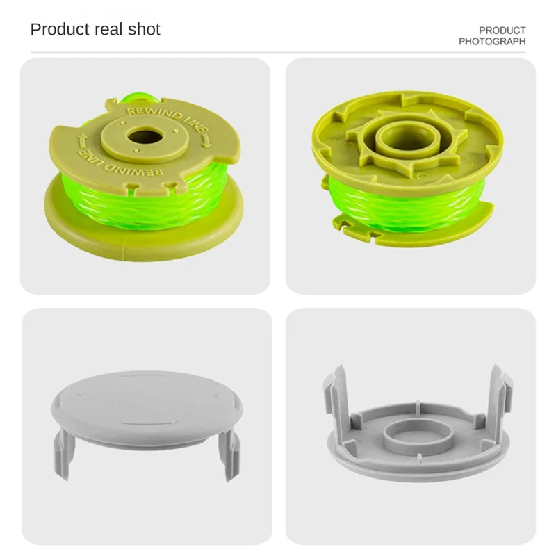 LUWEI 4 Packs For Ryobi RYOBI Mower Spool AC80RL3/AC14HCA Mowing Rope Mowing Rope Replacement