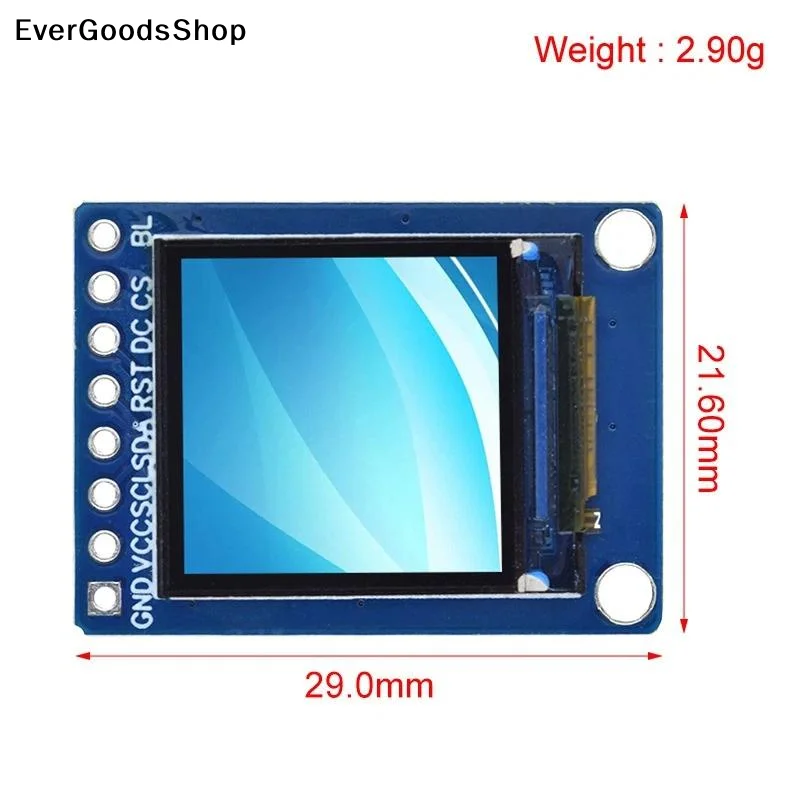 ✦ 1Pcs 128x128 SPI GC9107 Controller TFT Screen 0.85 Inch IPS LCD Display Module DIY Project ESP32 For Raspberry Pi