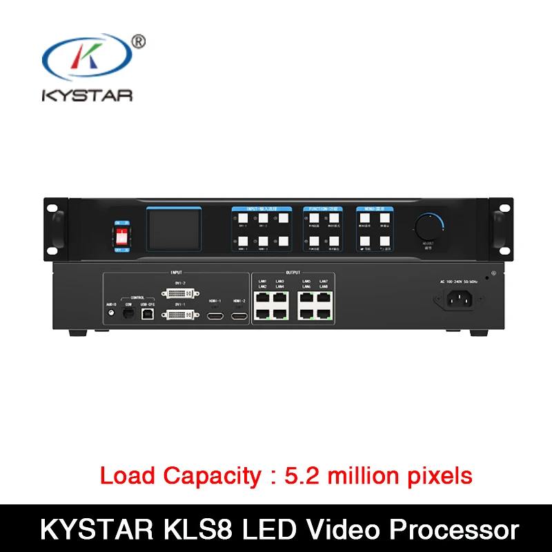 KYSTAR Two in One LED Video controller KLS8  ,Support HDMI ,DVI , Eight network port with 5.2 million pixels