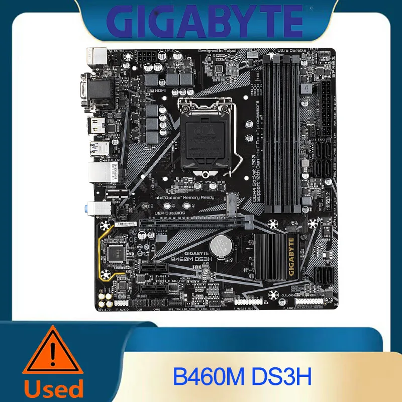 

Материнская плата Gigabyte B460M DS3H mATX Intel B460 DDR4 LGA 1200, процессор
