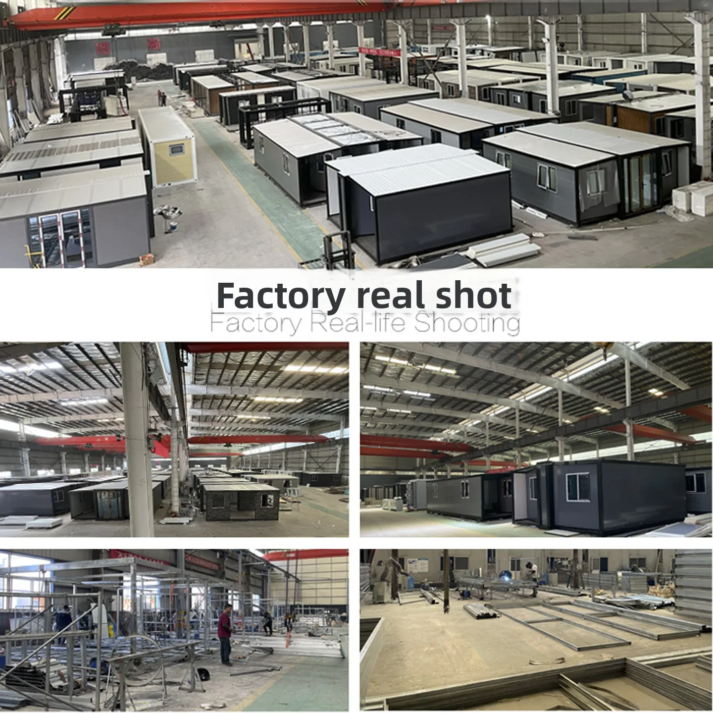 Steel Expandable Container House Modular Double-Wing Folding Waterproof Mobile Villa Use Export 2.5mm Thick Modern Design