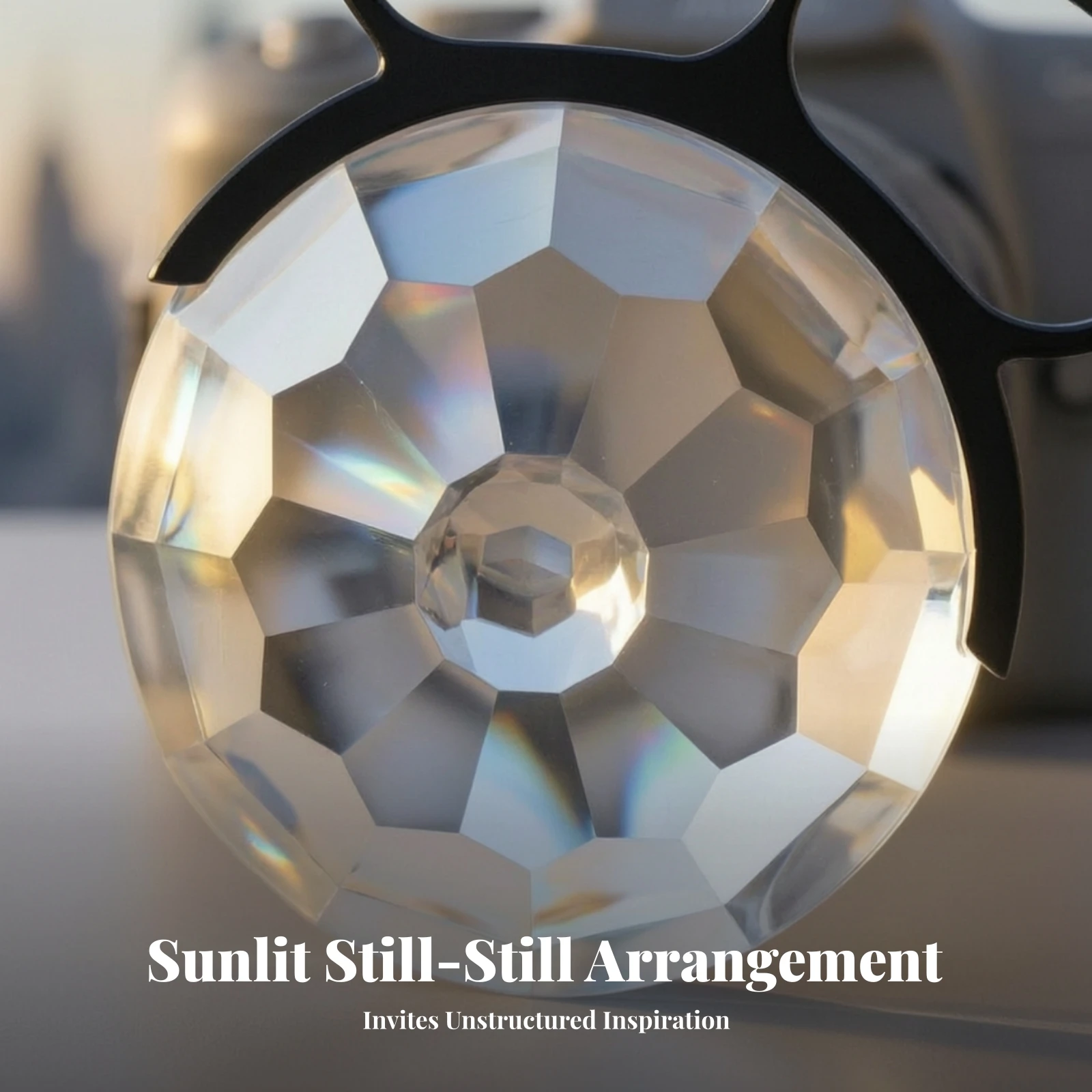 Handheld Kaleidoscope Filter Optical Glass Kaleidoscope Filter with Handle Photography Prism Creative Portable