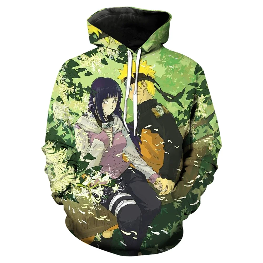 Uzumaki Naruto Boys and Girls Hoodie New Anime Men's Hoodie 3D Printed Pullover MINISO Men's Hoodie Casual Men's Clothing