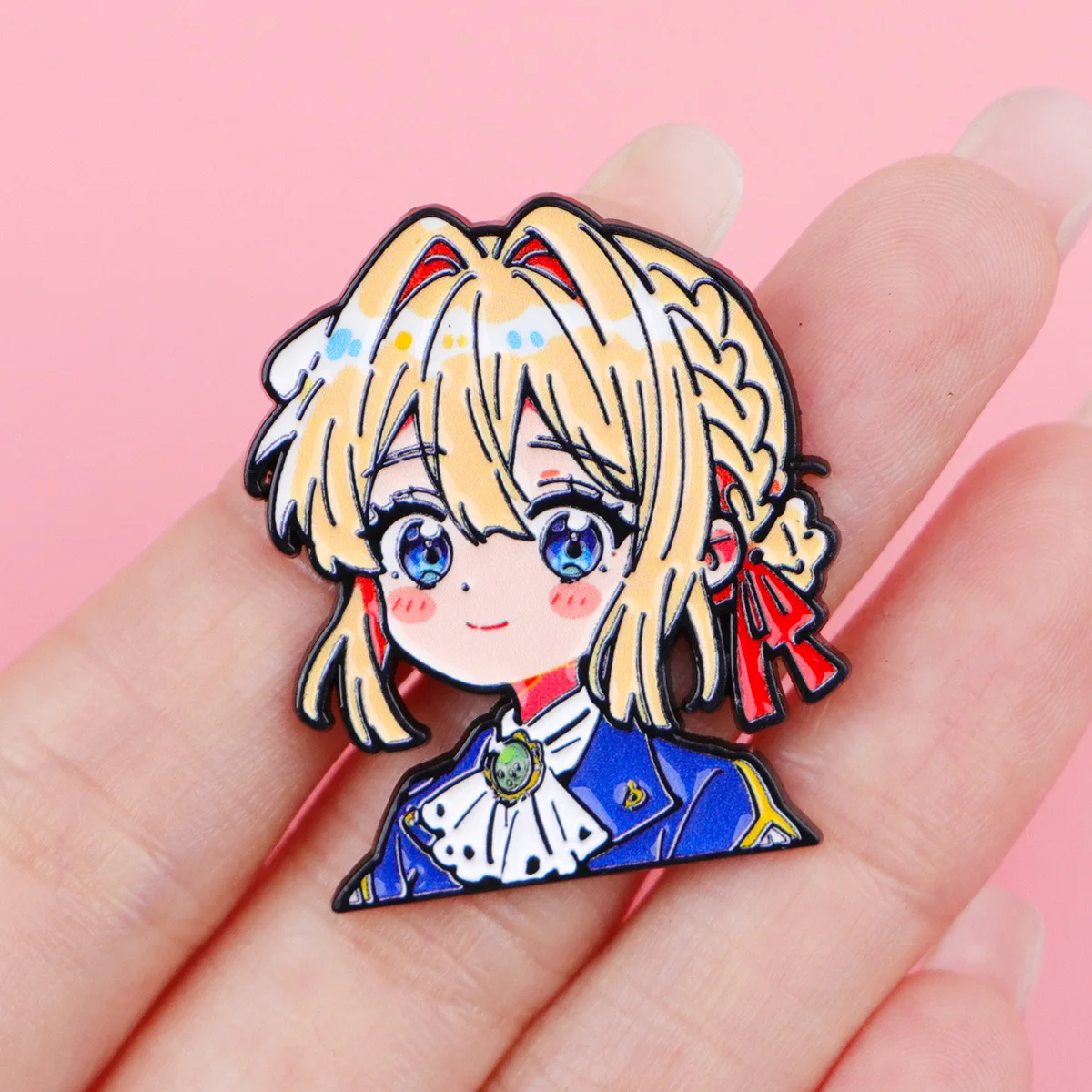 Niedliche Mädchen-Emaille-Anstecknadel, Cartoon-Brosche für Mantel, Damenbroschen, Anime-Reversabzeichen, Schmuck, Geschenk für Freunde