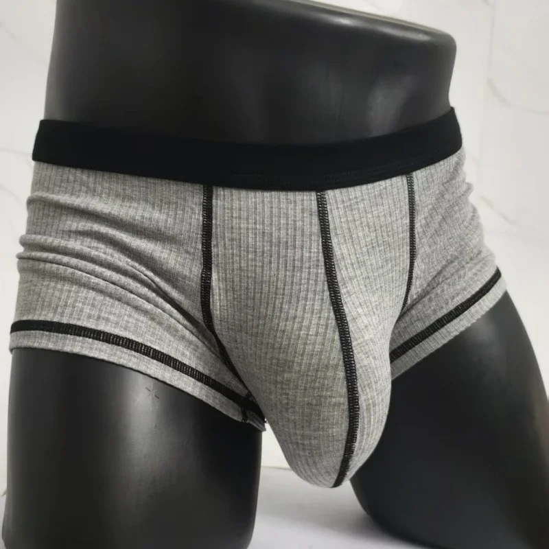 الملاكمين امتصاص العرق رقيقة تنفس Boxershorts U-محدب أربعة ركن ملابس داخلية للرجال سراويل كبيرة حقيبة تصميم ملابس داخلية للرجال