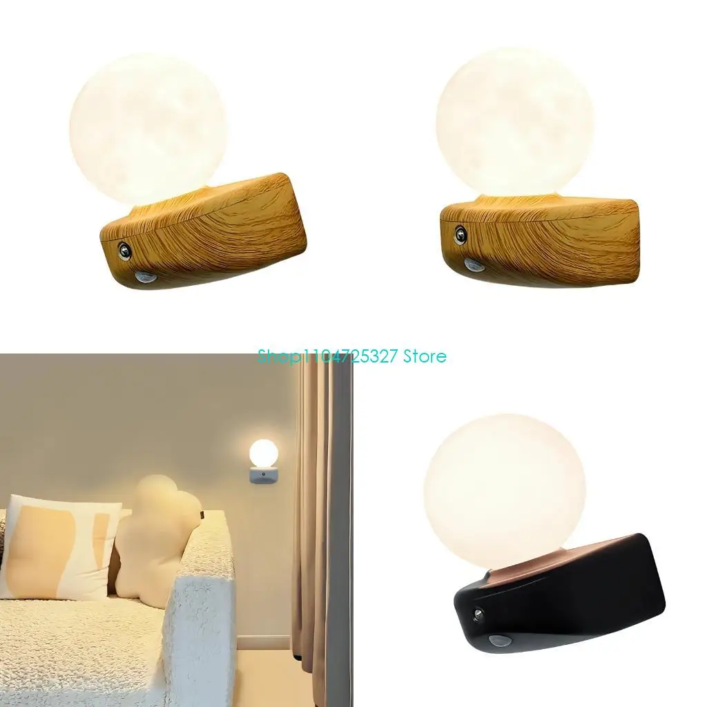 

D8KF Cordless Lights Moon Light For Bedroom Bedside
