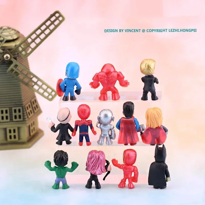 Capsule Toys the Avengers Hulk Thor Spider Man Venom Captain Decoration Collection Action Figure Toy Xmas Fans Gift - view 2