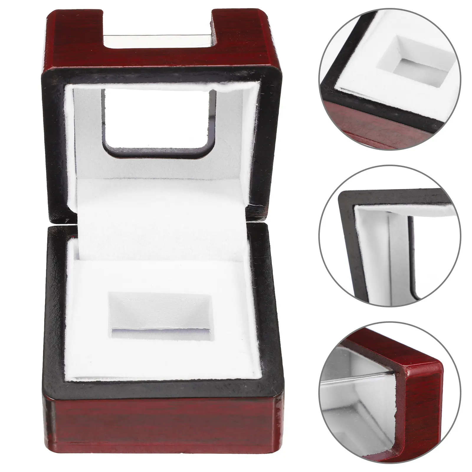 

Fine Workmanship Ring Box Jewelry Case for Rings Bracelets Necklaces Earrings Storage Protection Display Decorative Household