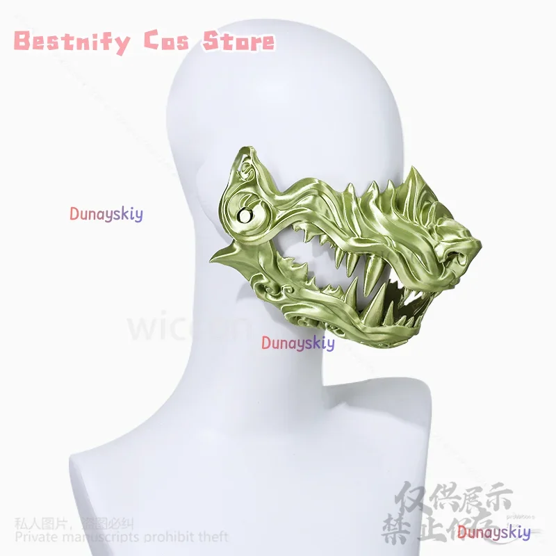 CosplayAnime Furry คอสเพลย์ญี่ปุ่น Prajna Ninja 3D พิมพ์ Fursiut Fox หน้ากากหมาป่าสุนัข Facewear สําหรับปาร์ตี้คริสต์มาสฮาโลวีน Cus