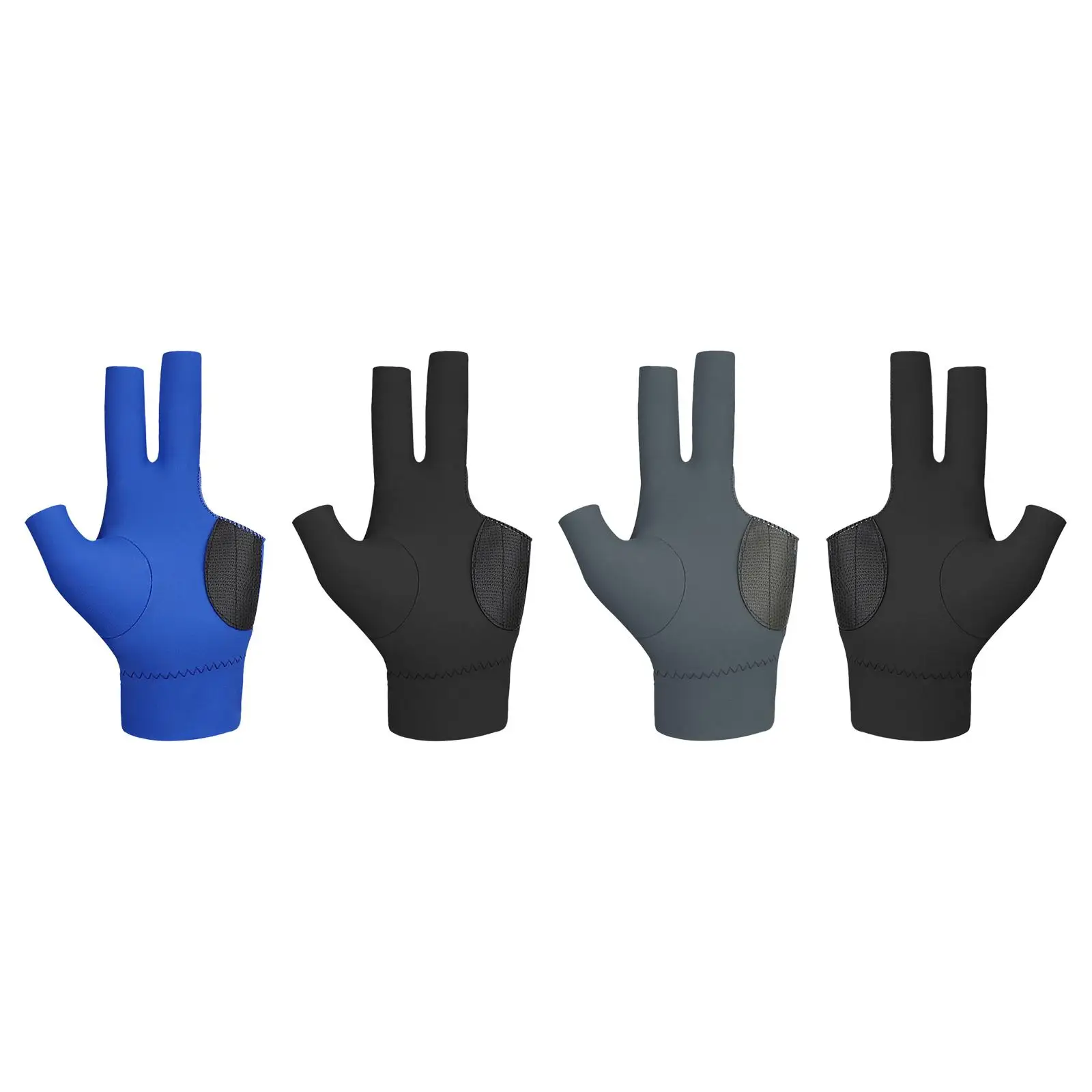 Three Fingers Billiard Glove for Men Women Durable Billiard Accessories Snooker