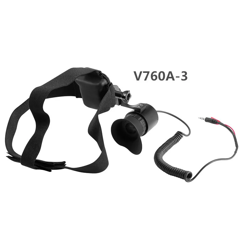 

80-inch portable head-mounted monocular display 0.39-inch screen with 12x eyepieces to support diopter adjustment