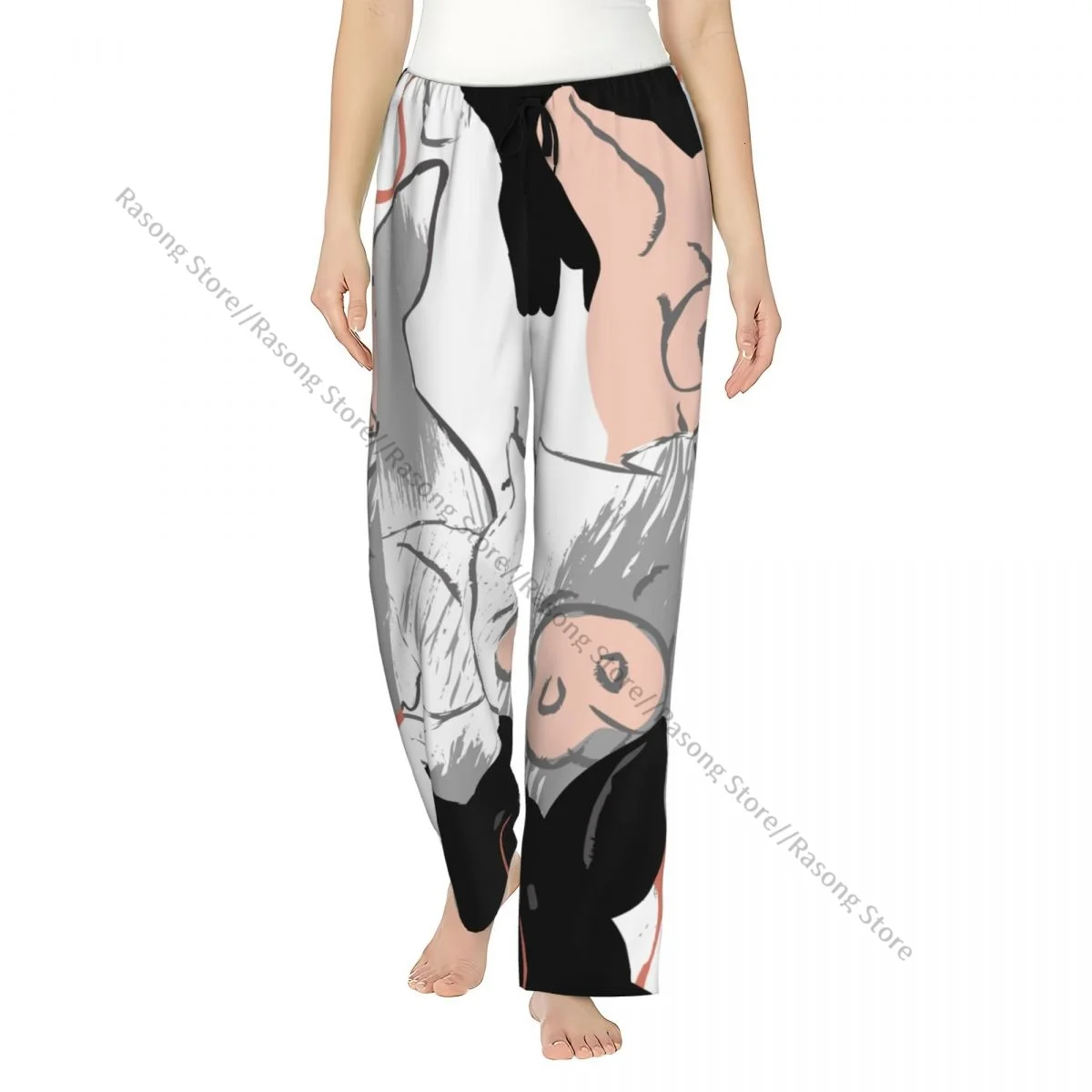 

Теплые женские пижамные штаны, забавные свиньи, фланелевые штаны для сна, мягкая флисовая домашняя одежда