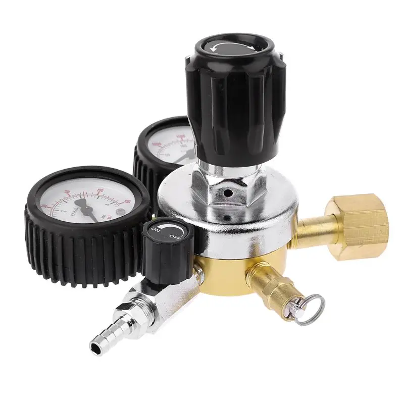 CO2 Regulator Keg Regulator or Gas 0-3000PSI (Dual Gauge) Carbon Dioxide Reducer