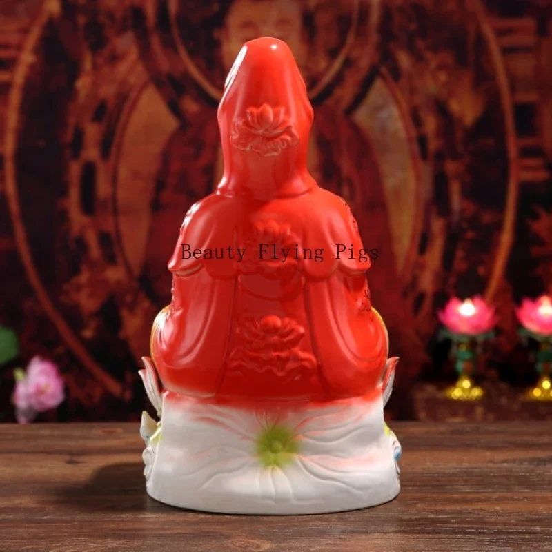 زخرفة قوانيين السيراميك الصينية تضمن معبد السلامة الديكور التضحية تأثيث المنزل الديكور الصلاة للميمون