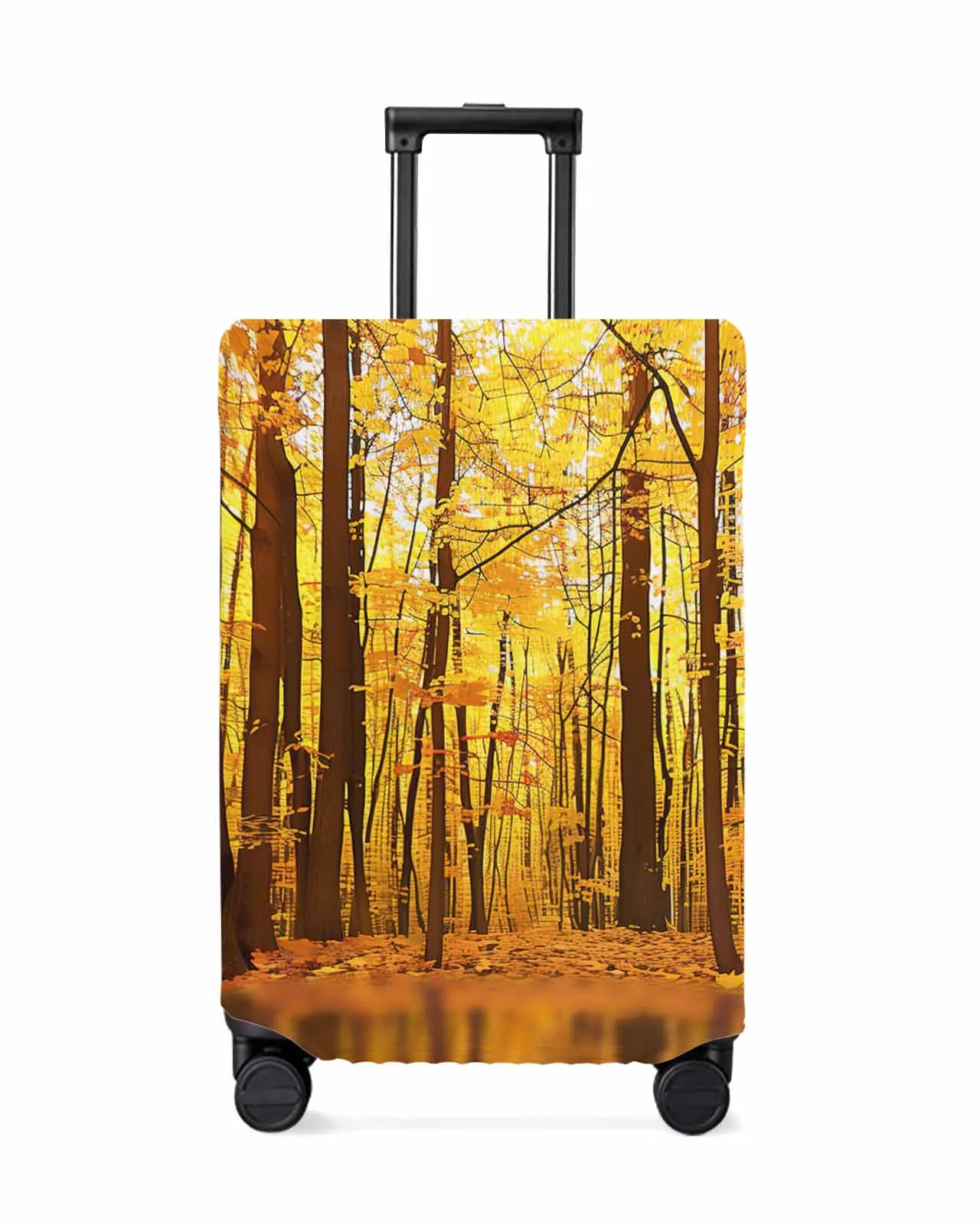 Autumn Sunset Forest Luggage Cover Elastic Baggage Cover For 18-32 Inch Suitcase Case Dust Cover