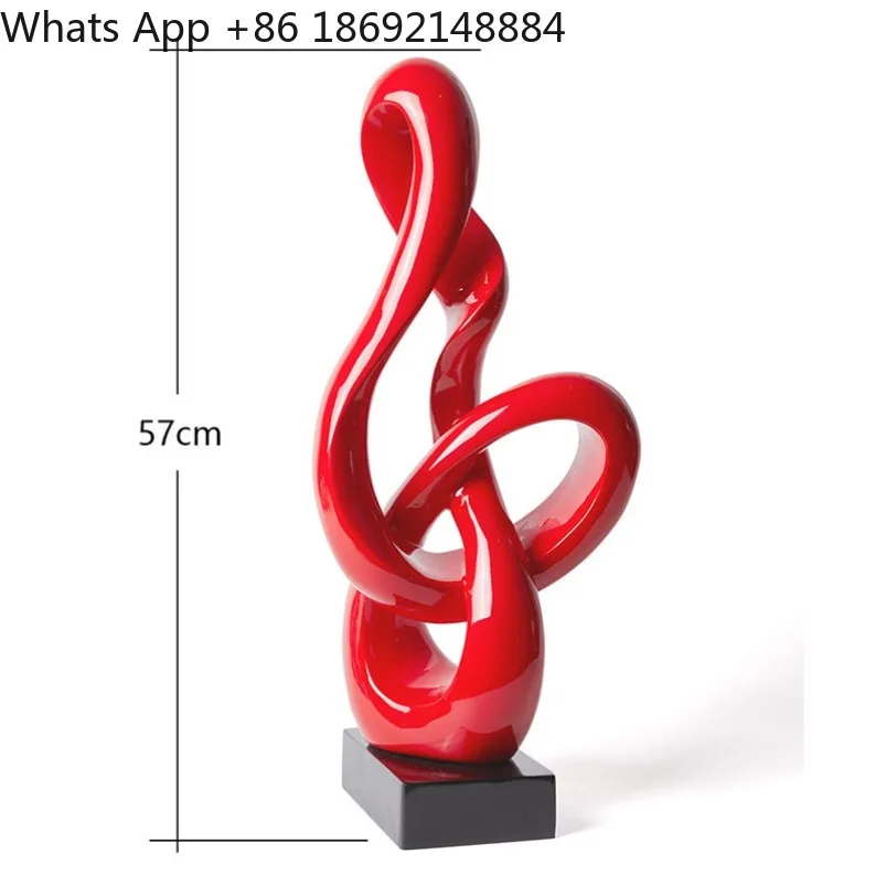 Modern minimalist style high music note home decoration ornament