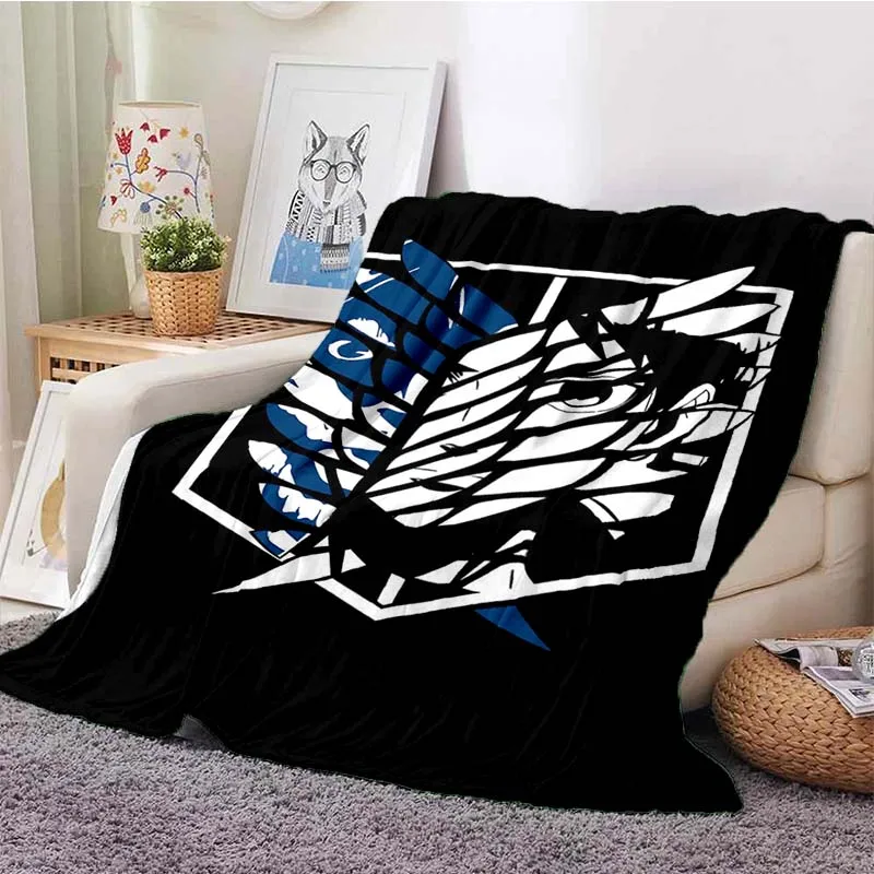 Attack on Icons Anime Icons Printed Soft Blanket blankets  thin blanket  throw blanket  picnic blanket  blankets for beds