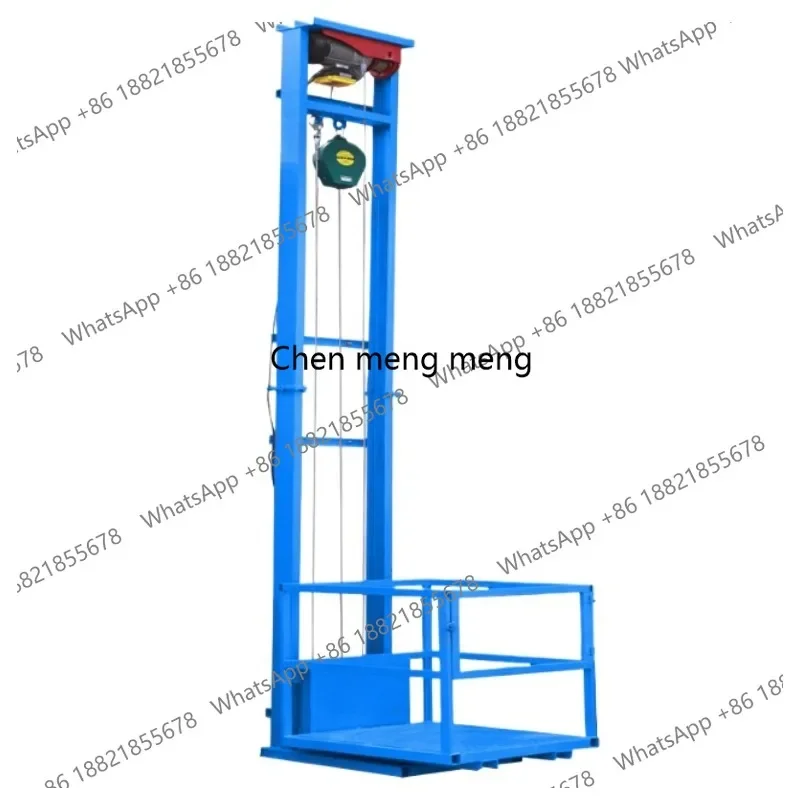 z189 Electric Cargo Elevator Lift Heavy Goods Warehouse Loading and Unloading Home Workshop Small Lifting Lifting Platform
