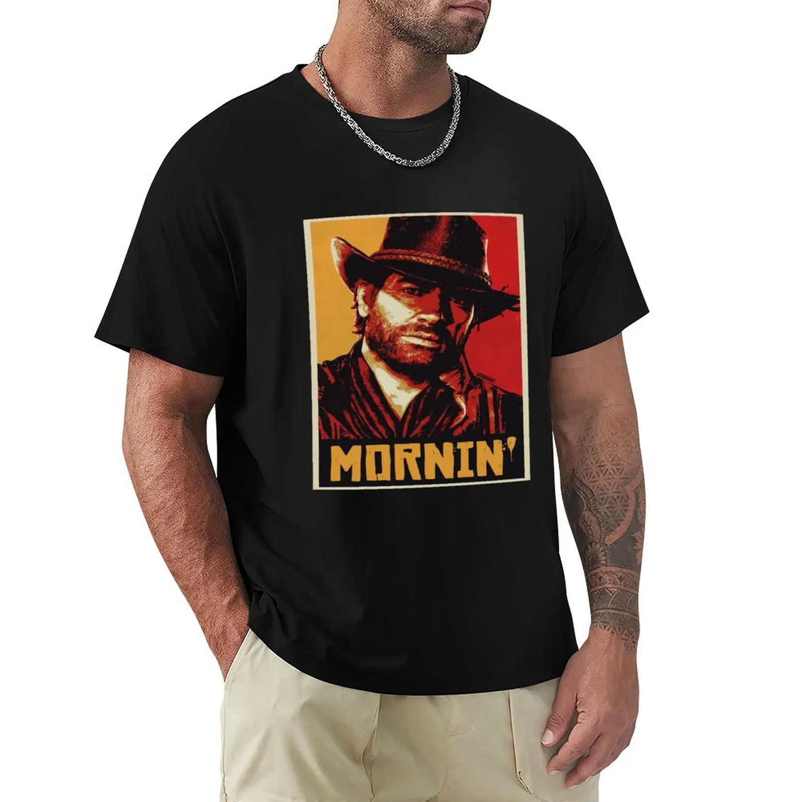 Arthur Morgan Arthur T-Shirt anime figures cute tops cotton graphic tees men clothes