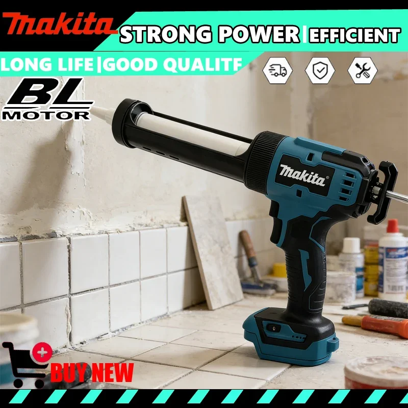 Makita Akku-Klebepistole, multifunktionale elektrische Kartuschenpistole, tragbare Klebefüll- und Dichtungspistole für 18-V-Akku-Elektrowerkzeuge
