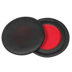 1 Pair Soft Earmuffs Ear Sponge Sleeve Leather Earmuffs Earpad Cushion Earphone Holster for Voyager for Focus B825