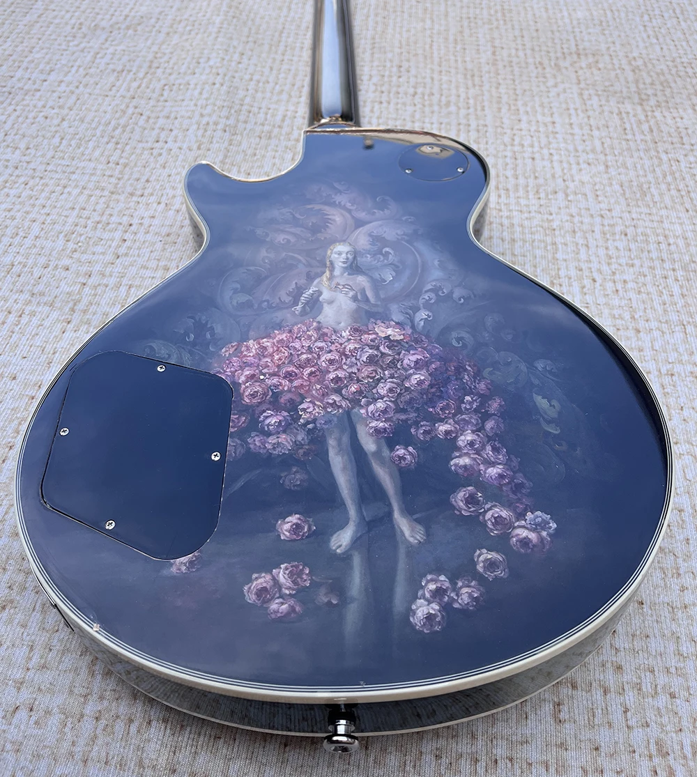 

2026 Hot Sale Factory Customized Art Collection Guitar 6 strings good sounds well-made guitar