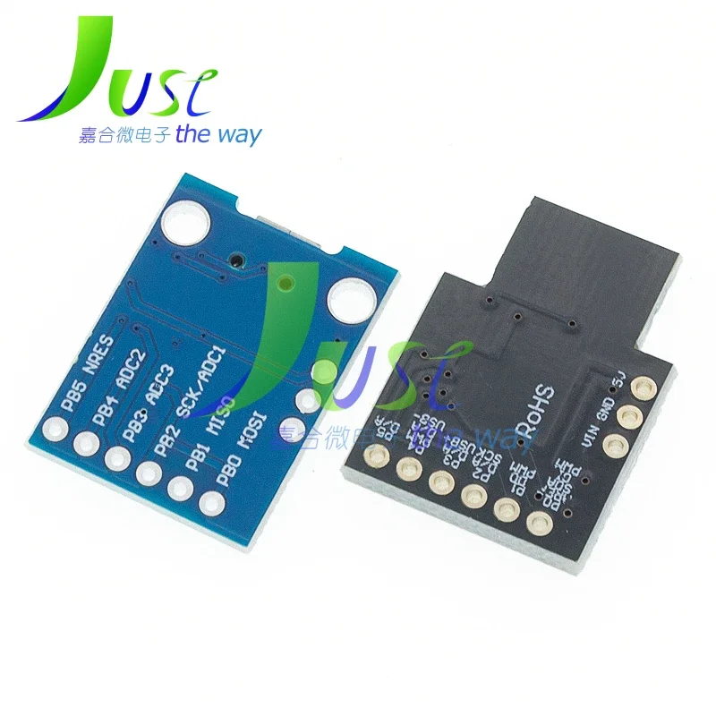 Digispark Kickstarter, placa de desarrollo, módulo ATTINY85, azul y negro, para Arduino IIC I2C USB