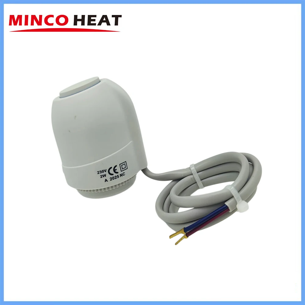 AC220~230V NO/NC Normally Open/Normally Closed Electric Actuator for Water Underfloor Heating Thermostat Valve