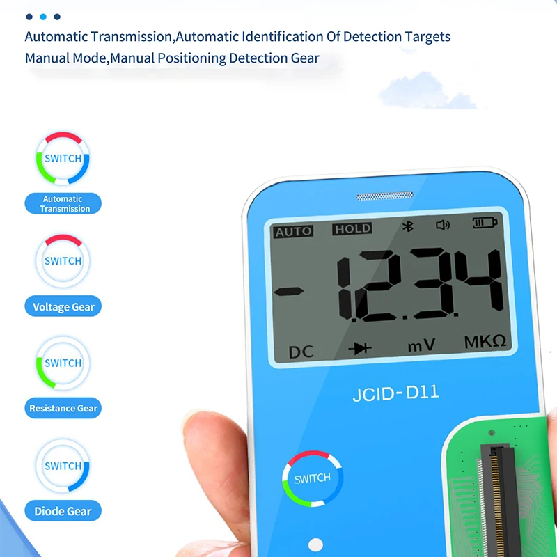 JC D11 Intelligent Disgram Digital Detector For X XS MAX XR 11 PM PCB Board Data Short Circuit Measurement Repair Test Cable