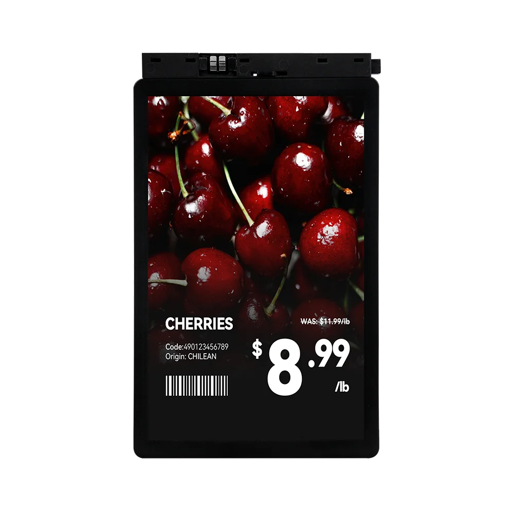 10.1'' Digital Price Tag Dual Screen Full Color LCD Price Labels Electronic Shelf Label E-Ink Price Tags Display For Supermarket