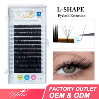 Yelix L Eyelash L+/L/LC/LD/LU Curl Individual Eyelashes Extensions Soft Silk False Lashes Makeup Classic Eyelash Extension