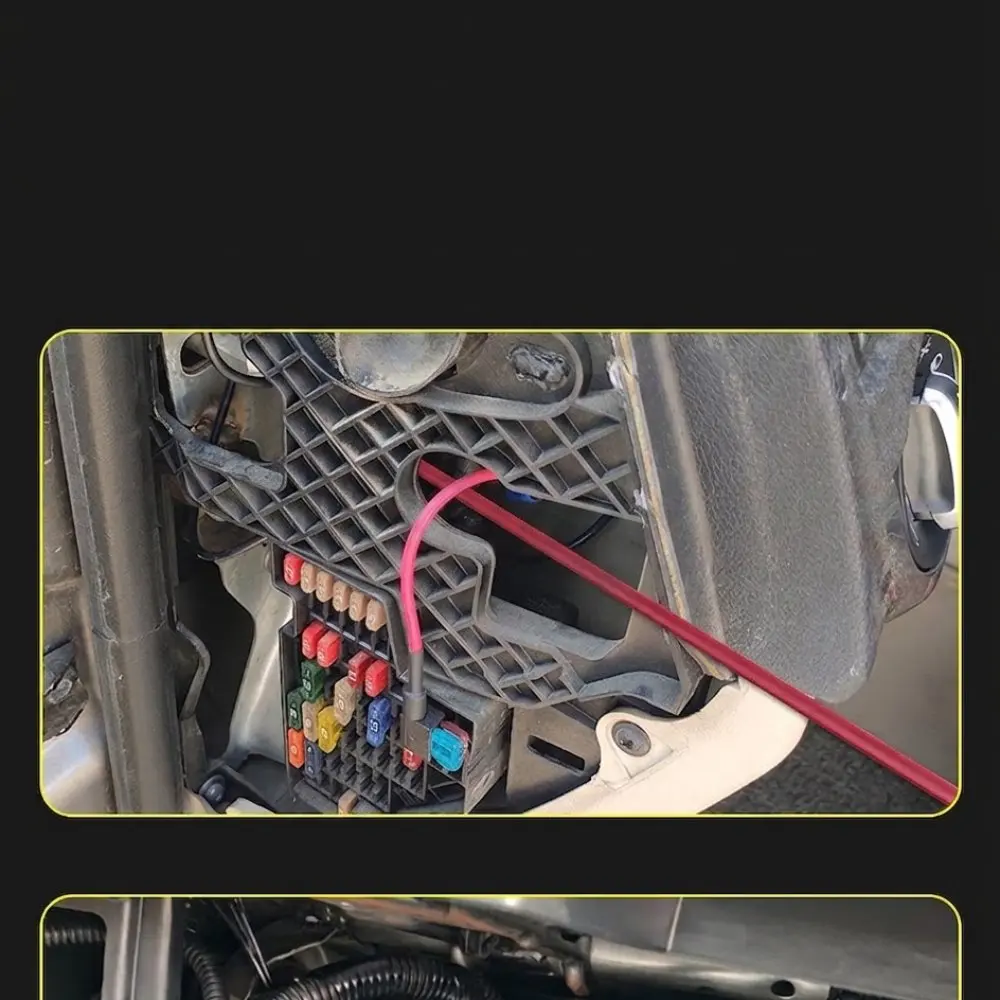 Car Internal Wiring Guide Tool Red Cable Puller For Stereo Dashcam Navigation Harness Installation Accessory Wire Threading