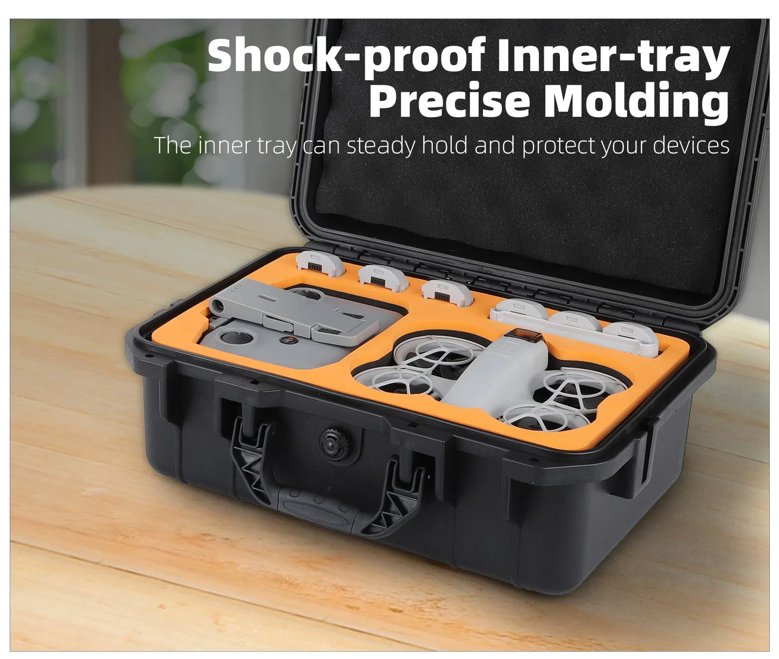 Large Capacity Case For DJI NEO Accessory Case Explosion Proof Case NEO Drone Bag Portable Waterproof Box Hard Shell