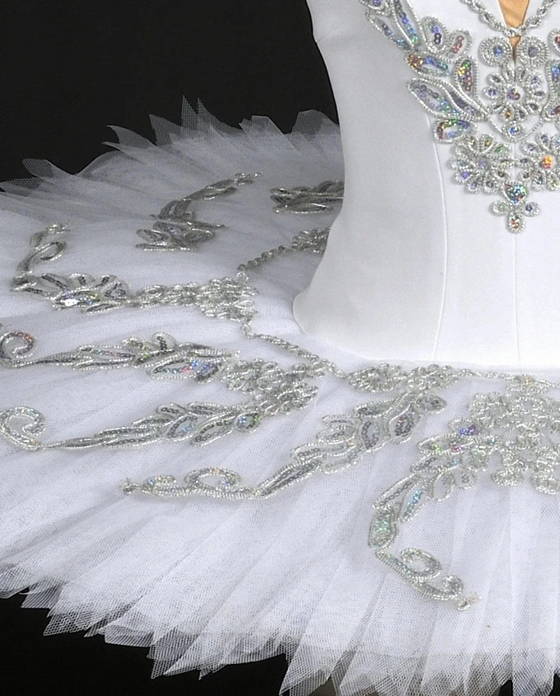 Professional Custom Size Girls Classical White Swan Lake Ballet Tutu Costumes