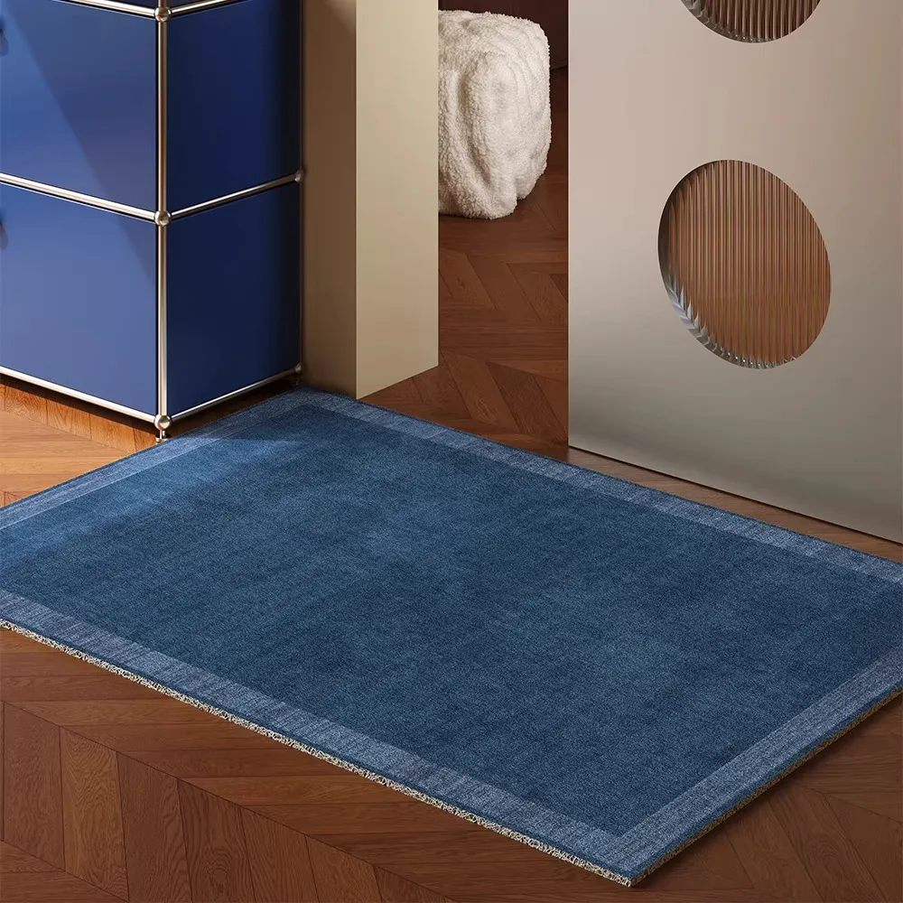 Entrance Doormat Blue Welcome Rug Non-slip Door Mats Entryway Carpet Home Decoration Dust Removal Rugs 러그 Tapete Entrada De Casa