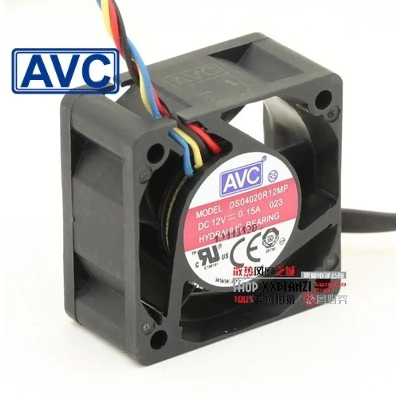 Dla AVC nowy DS04020R12MP 4020 40mm 12v 0.15A 4 linia wsparcia wentylator chłodzący PWM 40*40*20mm