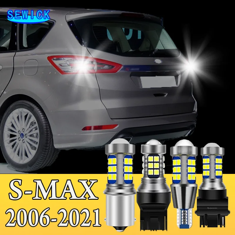 2pcs LED Reverse Light Backup Bulb Accessories For Ford S-Max S Max 2006-2021 2007 2008 2009 2013 2014 2015 2016 2017 2018 2019