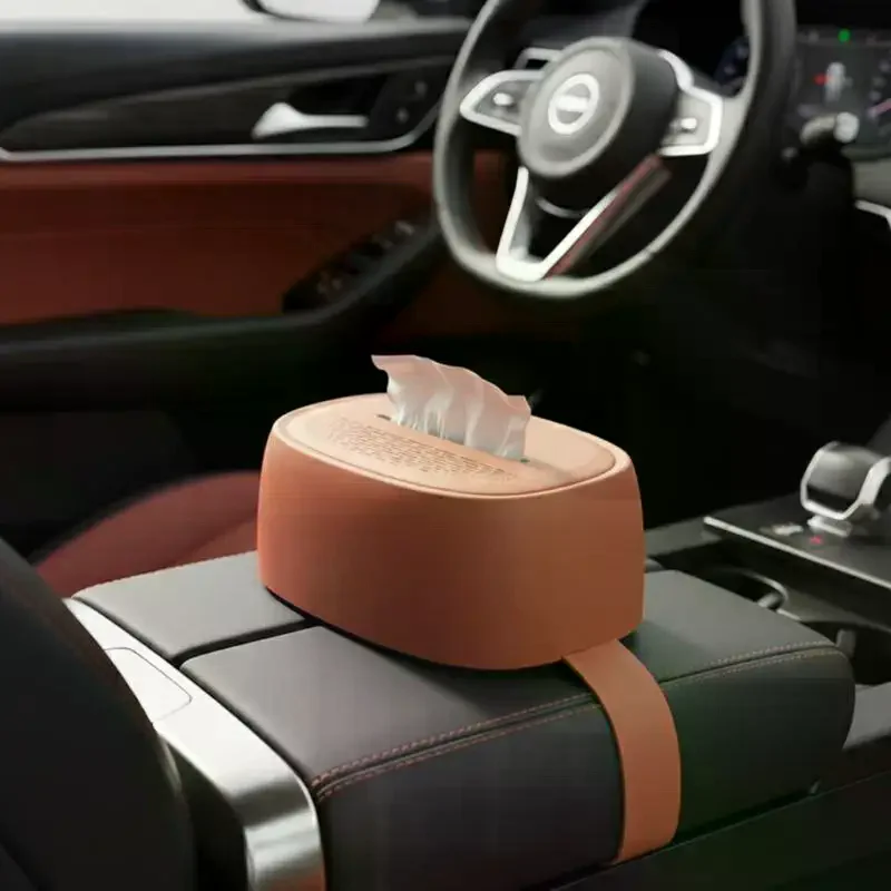 Silicone Car Paper Holder Tissue Box Sun Visor Back Seat Storage Bag for Car Interior Clean and Orderly Design