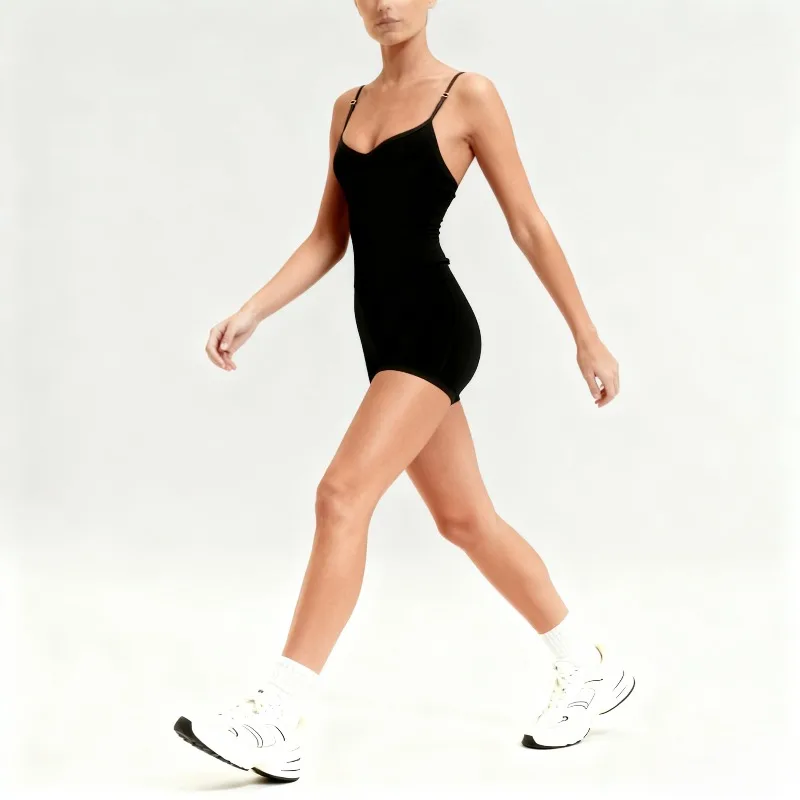 

Women's Yoga Suit with Exposed Back Beautiful Back Slim Fit One-piece Yoga Suit Outdoor Sports Running Leisure Fitness Suit